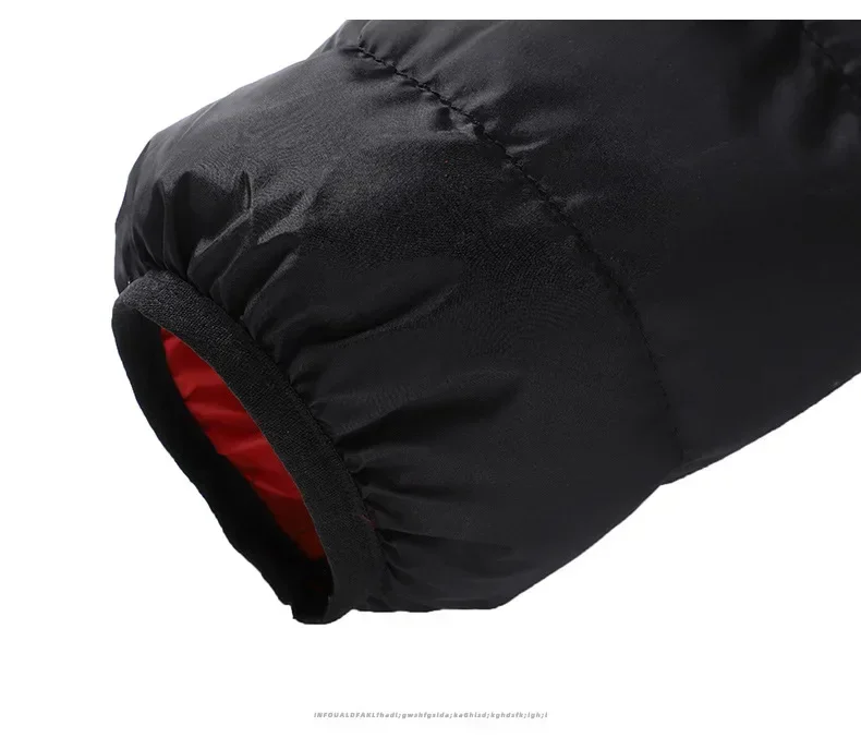 2024 outono inverno novo jovem masculino simples moda casual gola até jaqueta quente de alta qualidade rua na moda jaqueta de algodão