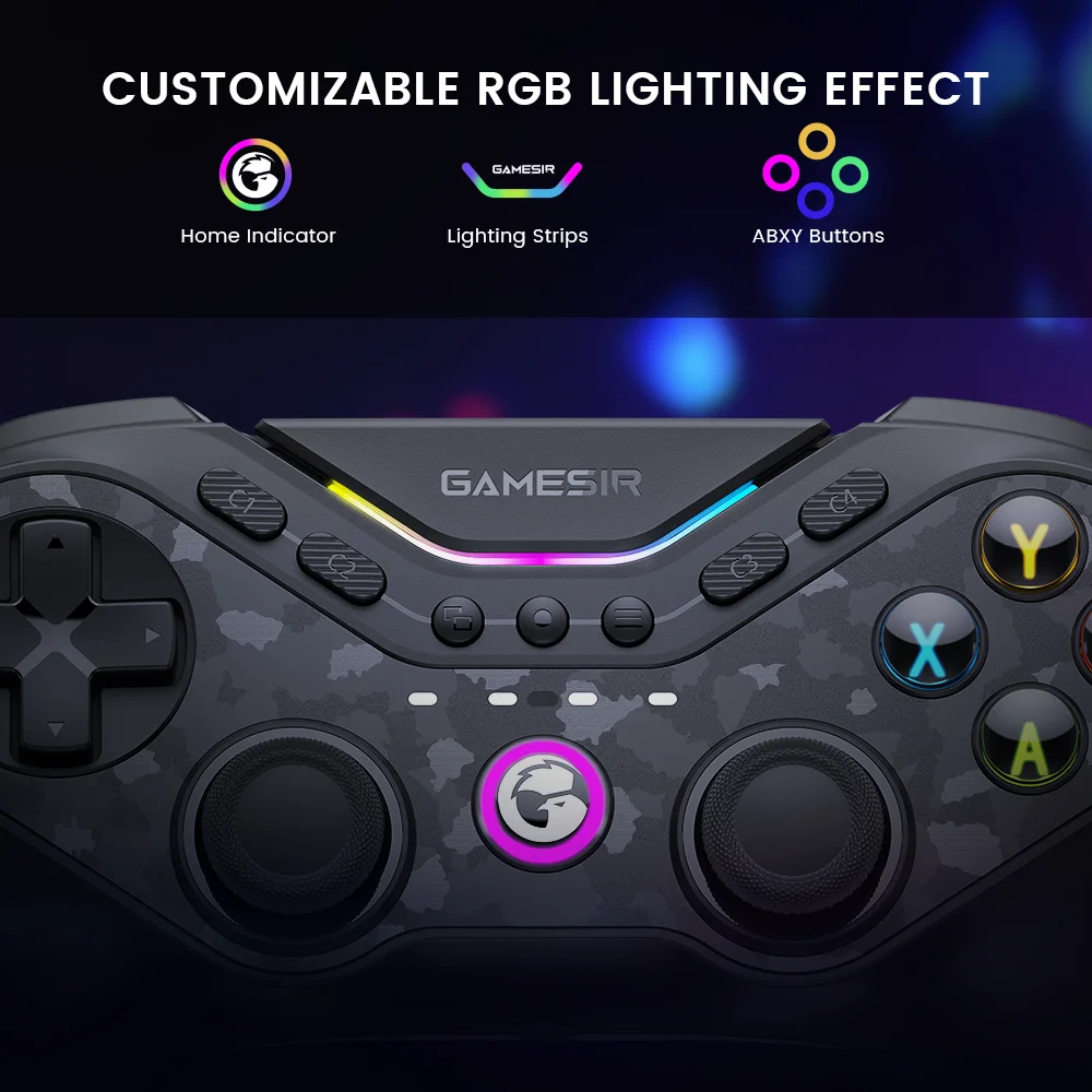 Контроллер GameSir Tarantula Pro Switch, беспроводной геймпад с 9 отделениями кнопками, 6-осевым гироскопом, триггерами с эффектом Холла и NFC