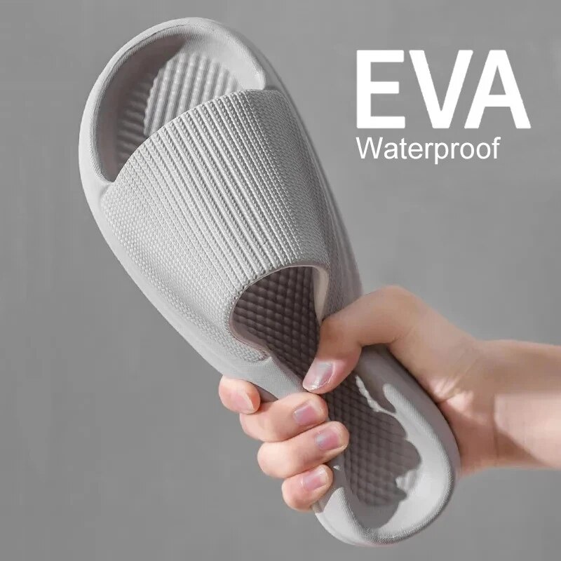 Chaussures de douche de massage à semelle souple pour hommes et femmes, pantoufles à la mode, imperméables, non ald, maison, loisirs, couples