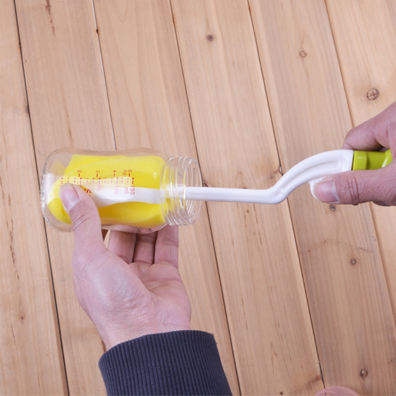 Babyfles Schoonmaakmiddel Bekerreiniger Met Sterke Ontsmetting Spons Cup Borstel Plastic Handvat