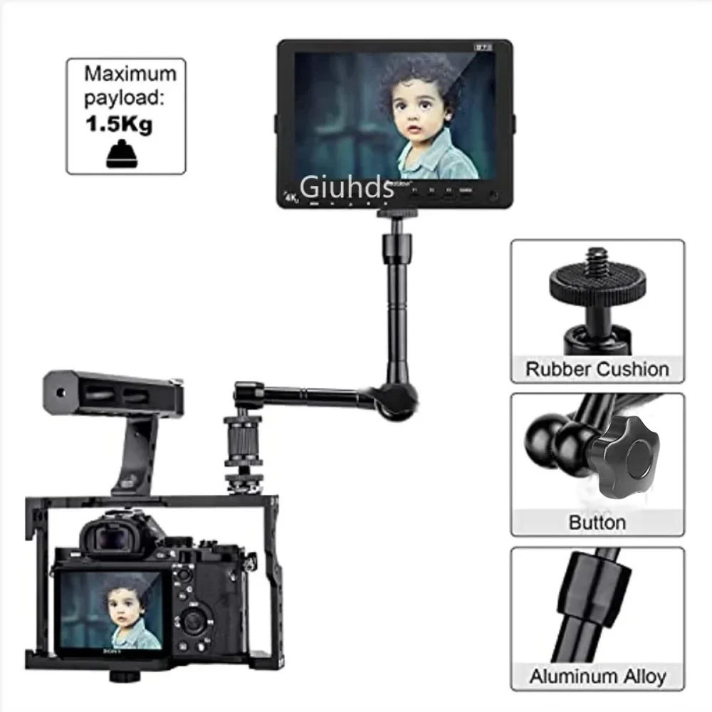 7 Zoll oder 11 Zoll artikulierende magische Arm Super Clamp für DSLR Rig Kamera zu LCD Monito, LED Video Licht Kamera Zubehör