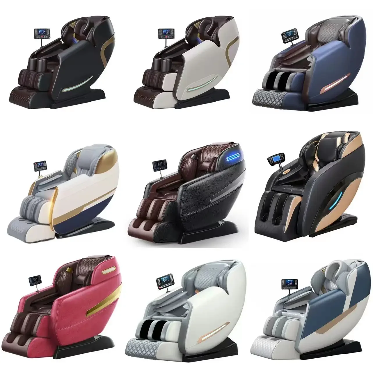 China Best 0 Gravity Electric 3d 4d Sl Track Salon Silla de masaje Cama de cuerpo completo 2022