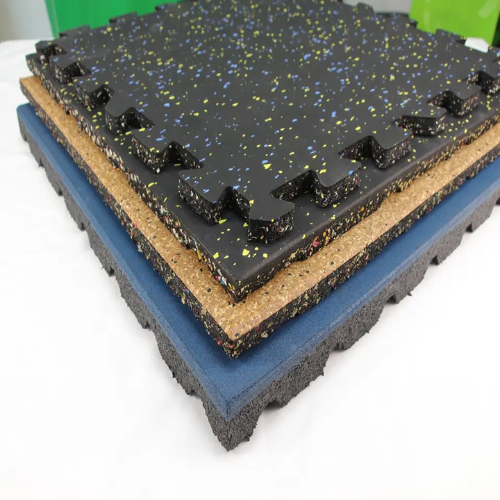 พื้นยิมยางกันลื่น 25 มม. พื้นยิมกลางแจ้งยาง