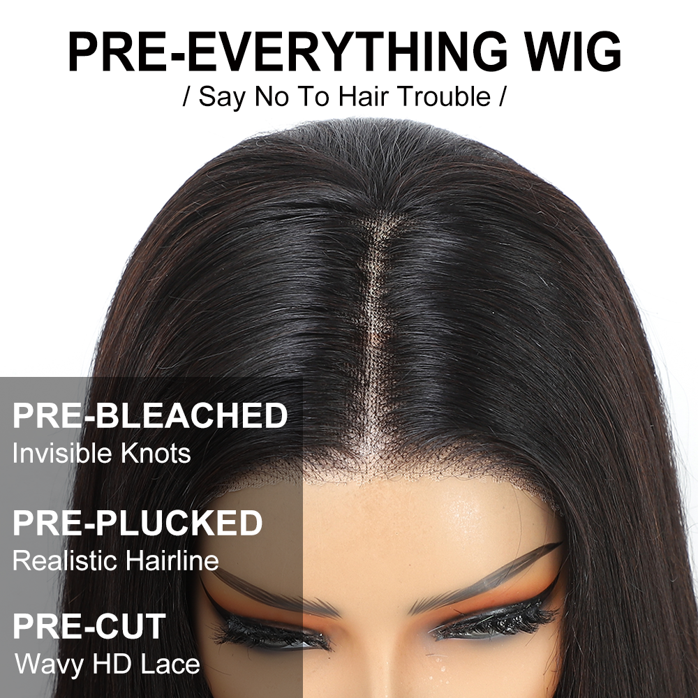 밥 가발 인간의 머리카락 글루리스 가발 인간의 머리카락 미리 뽑은 밥 가발 인간의 머리카락 13X4 인간의 머리카락 레이스 정면 가발 스트레이트 레이스 프론트