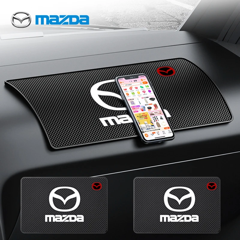 Alfombrilla antideslizante de gel de sílice para coche, gafas de sol para teléfono, almohadilla antideslizante para Mazda CX MX5 CX30 RX8 Miata Atenza Axela, accesorios