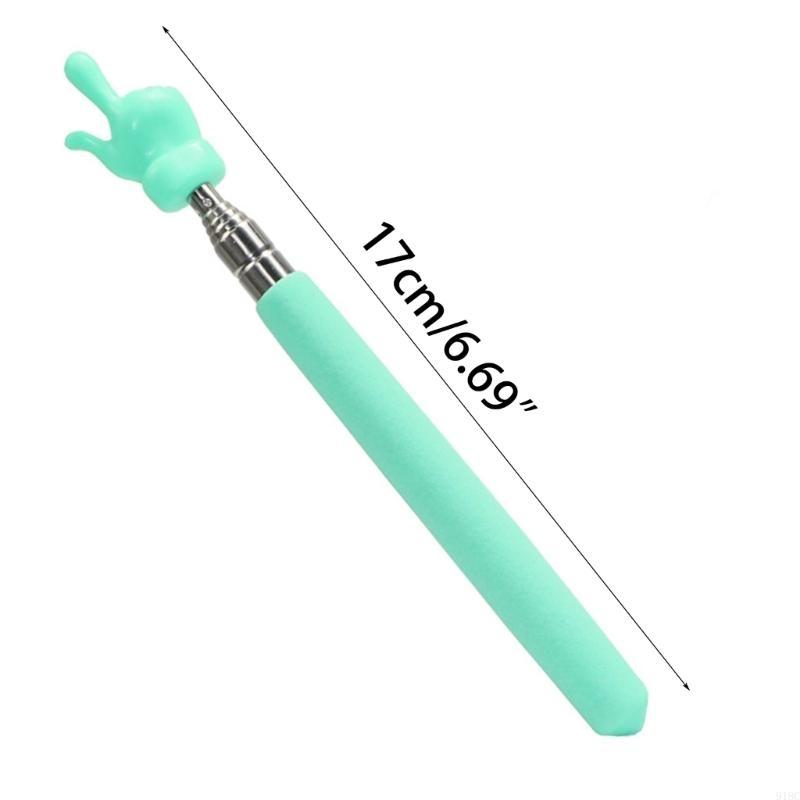 Telescopic Teacher Pointer with Finger Retractable Handy Pointer