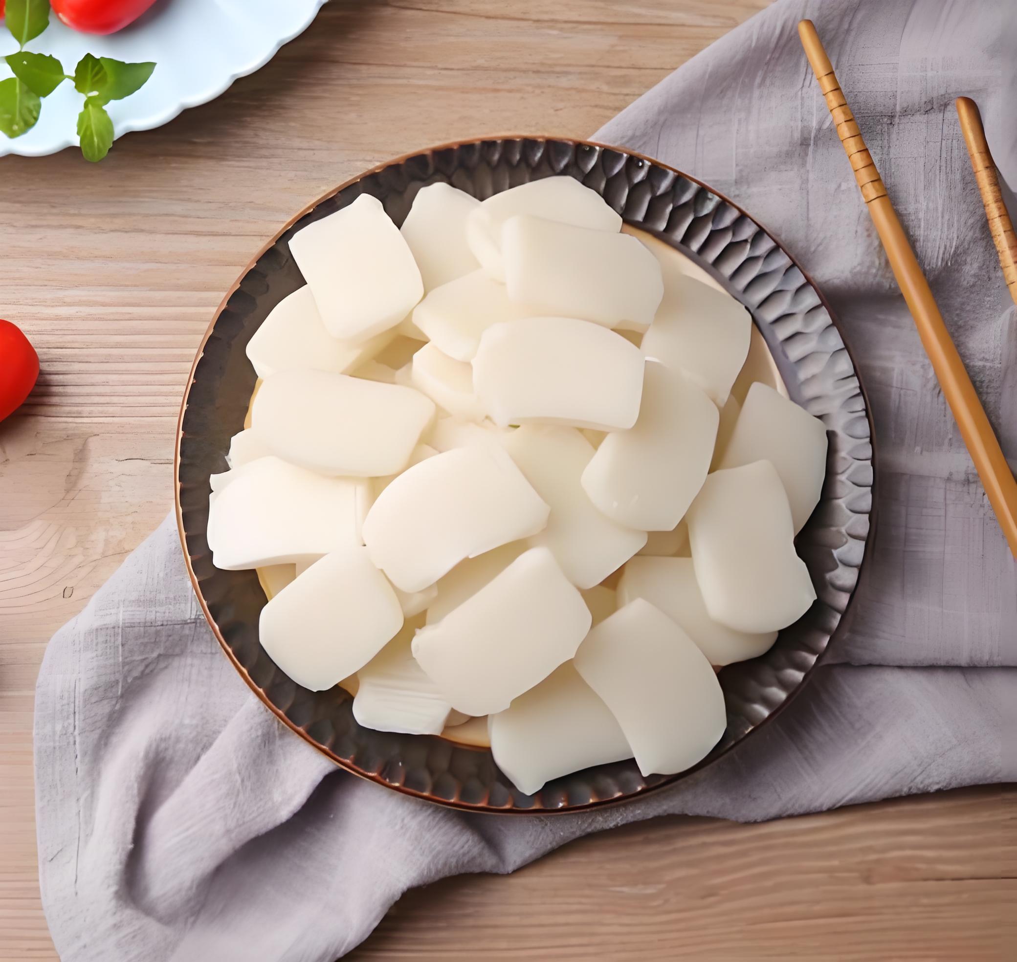 ChilKab，Sliced Rice Cake，Pack of 3, 500g per pack