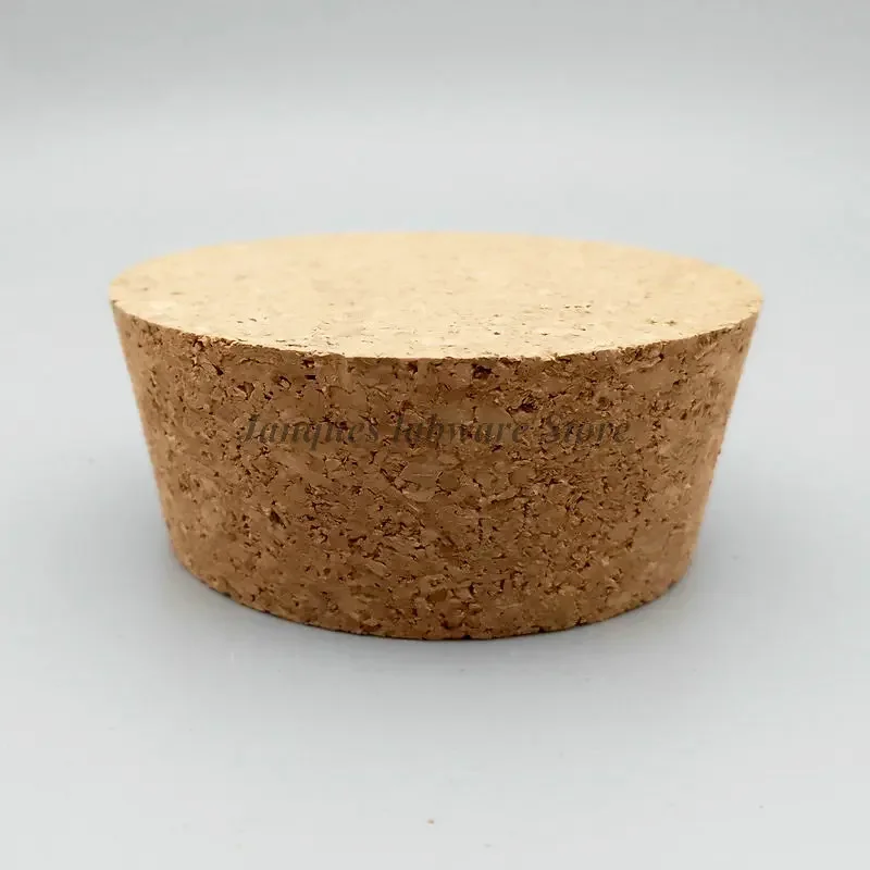 2 ピース/ロットラボビッグサイズトップ直径 51 ミリメートルに 105 ミリメートル木製コルクキャップ魔法瓶ボトルストッパーエッセンシャルオイルプディングガラスボトル蓋