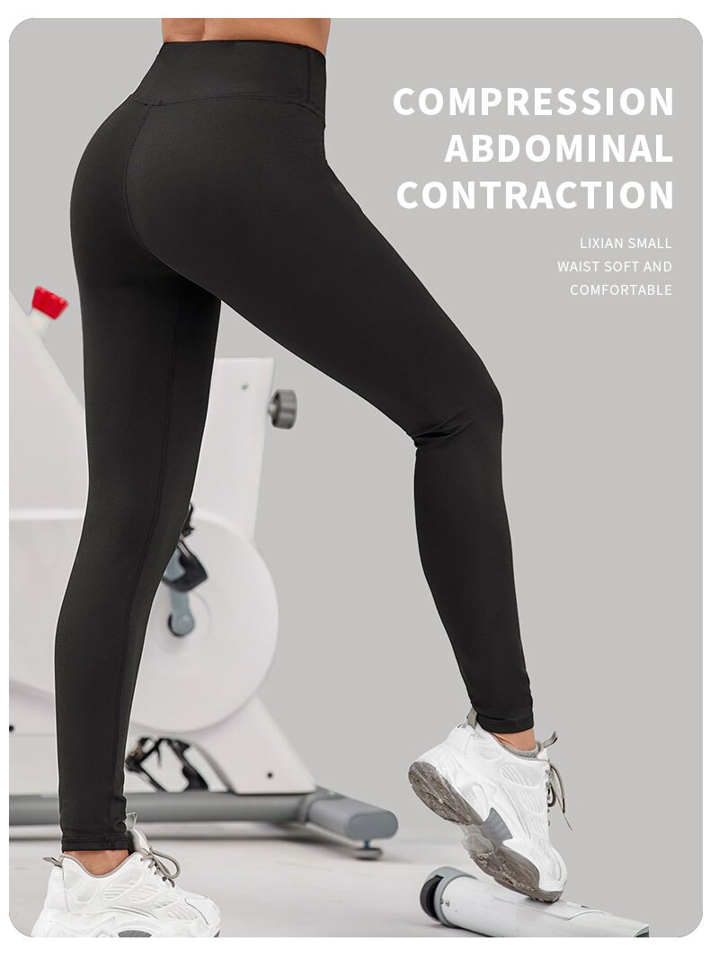 Vrouwen Sport Leggings Fitness Hardlopen Hoge Taille Naakt Gevoelende Push Up Yoga Broek Gym Meisje Panty