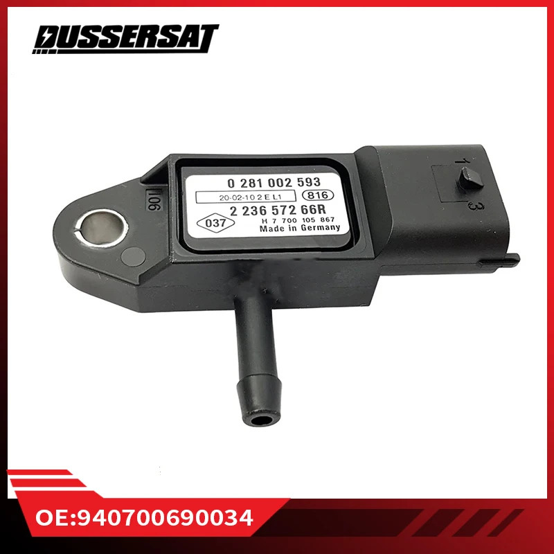 Sensor MAP 940700690034   Preto para Renault Traffic Megane Clio Kangoo Logan Modus Thalia Direct Fit, fácil instalação ﻿