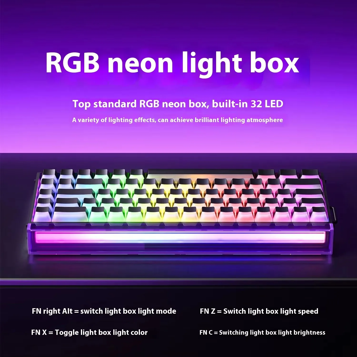 AULA HERO 68HE teclado con interruptor magnético disparador rápido 8K retorno Esports Gamer teclado RGB teclado para juegos por cable
