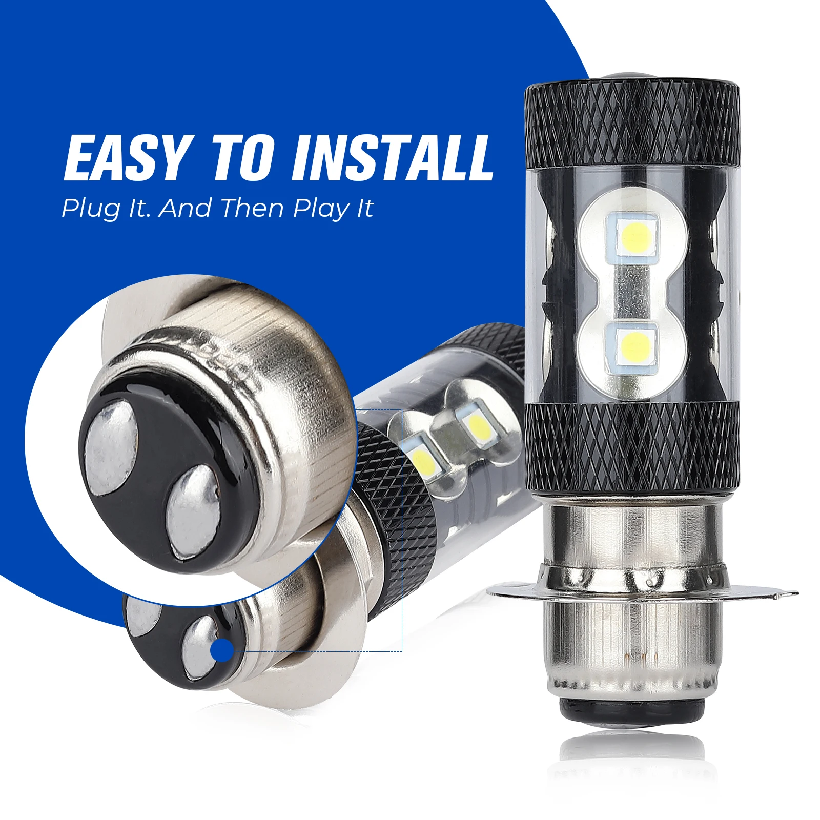 ATV ヘッドライト電球 KEMIMOTO ヤマハラプター 700 700R FZ450X ブラスター 200 YFZ 450 グリズリーバンシー 350 ホンダ TRX 400 200 250 350