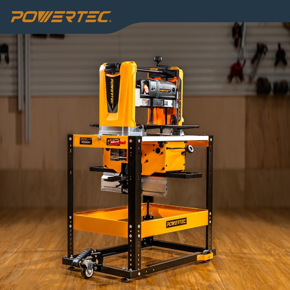 Flip Top Tool Stand with Caster Wheels - Mobile Workbench with 300lb Capacity, for Benchtop Power Tools