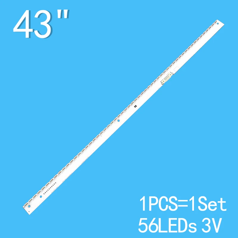 ไฟแบล็คไลท์ LED สำหรับ LM41-00299A BN96-39506A UE43M5500 UE43M5505AK UE43M5600 V6EY_430SM0_56LED_R4 UE43M5500AK UE43M5502