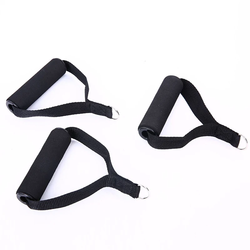 2PCS Pull Seil Grip Fitness Zubehör Übung Band Griff Rally Griff für Yoga Hängematte Griff Widerstand Bands Schaum Griff