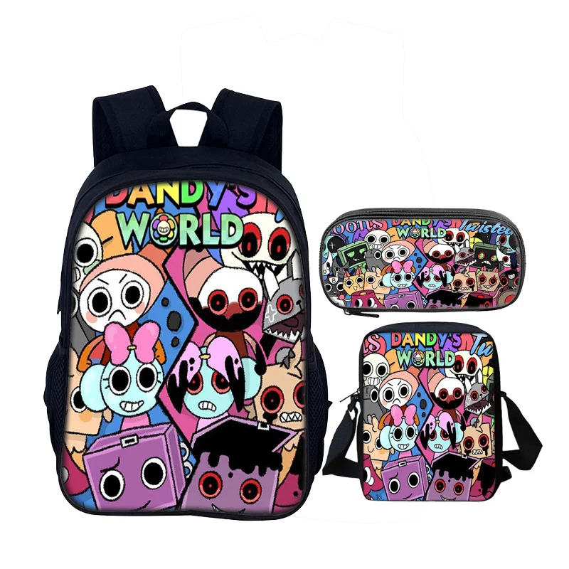 Dandys World กระเป๋าเป้สะพายหลังเด็กโรงเรียนกระเป๋าเกมการ์ตูนไหล่กระเป๋าดินสอ Mochila นักเรียน Back Pack กระเป๋าเด็กผู้หญิงกระเป๋าเป้สะพายหลังของขวัญ
