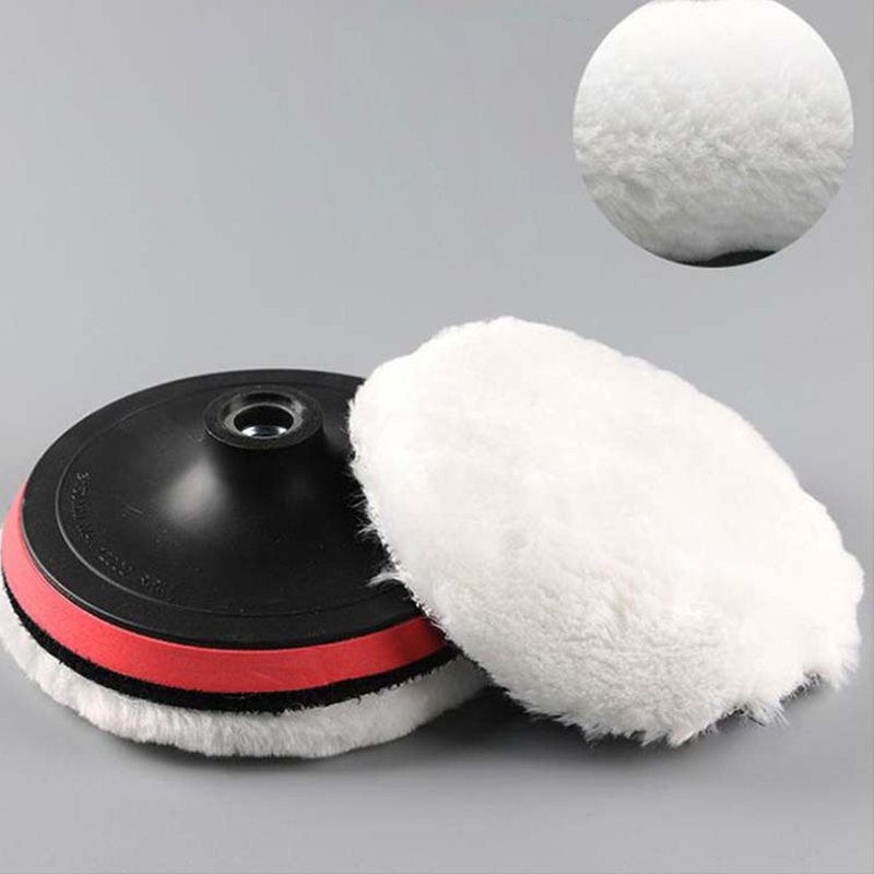 5PCS 3/4/5/6/7 inch Polishing Kit Polishing Pad Car Waxing Sponge Disk Wool Wheel Auto Paint Care Polisher Pads Car Gadget