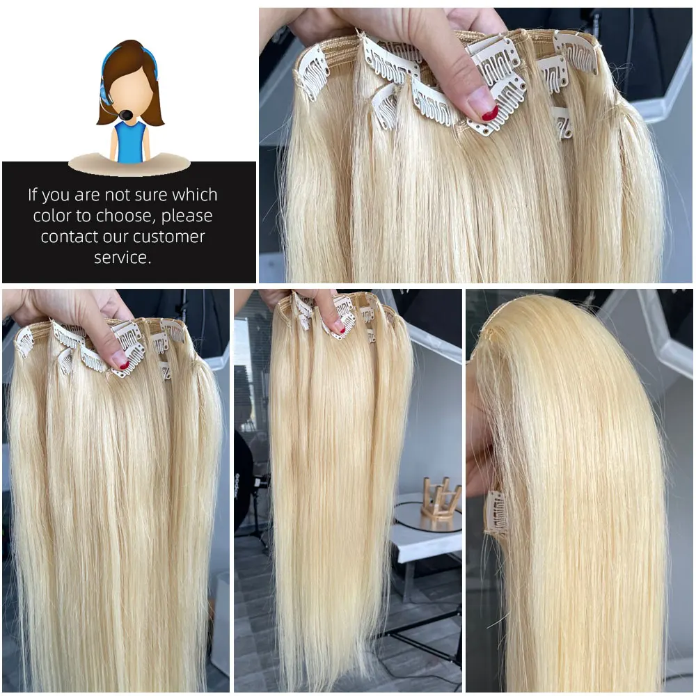 Isheeny Phản Lực Đen 7 cái/bộ Remy Kẹp Trong Toàn Đầu 12 "14" 18 "CLIP Trong Tóc phần mở rộng Thẳng