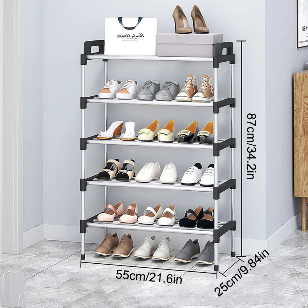 3-7 ชั้น Simple ชั้นวางรองเท้า MULTI LAYER ป้องกันฝุ่นในครัวเรือน Doorstep ตู้รองเท้าเก็บประหยัดพื้นที่ประกอบชั้นวางรองเท้าขนาดเล็ก