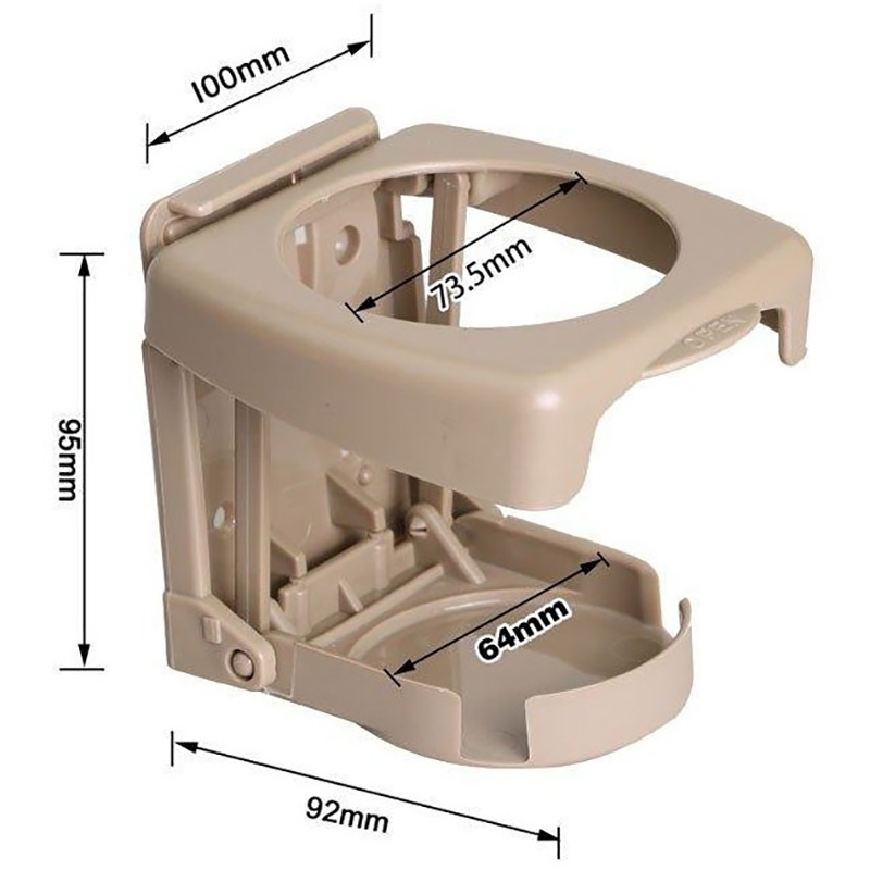 Auto Car Universal Folding Beverage Pad Drink Cup Bottle Stand Holder