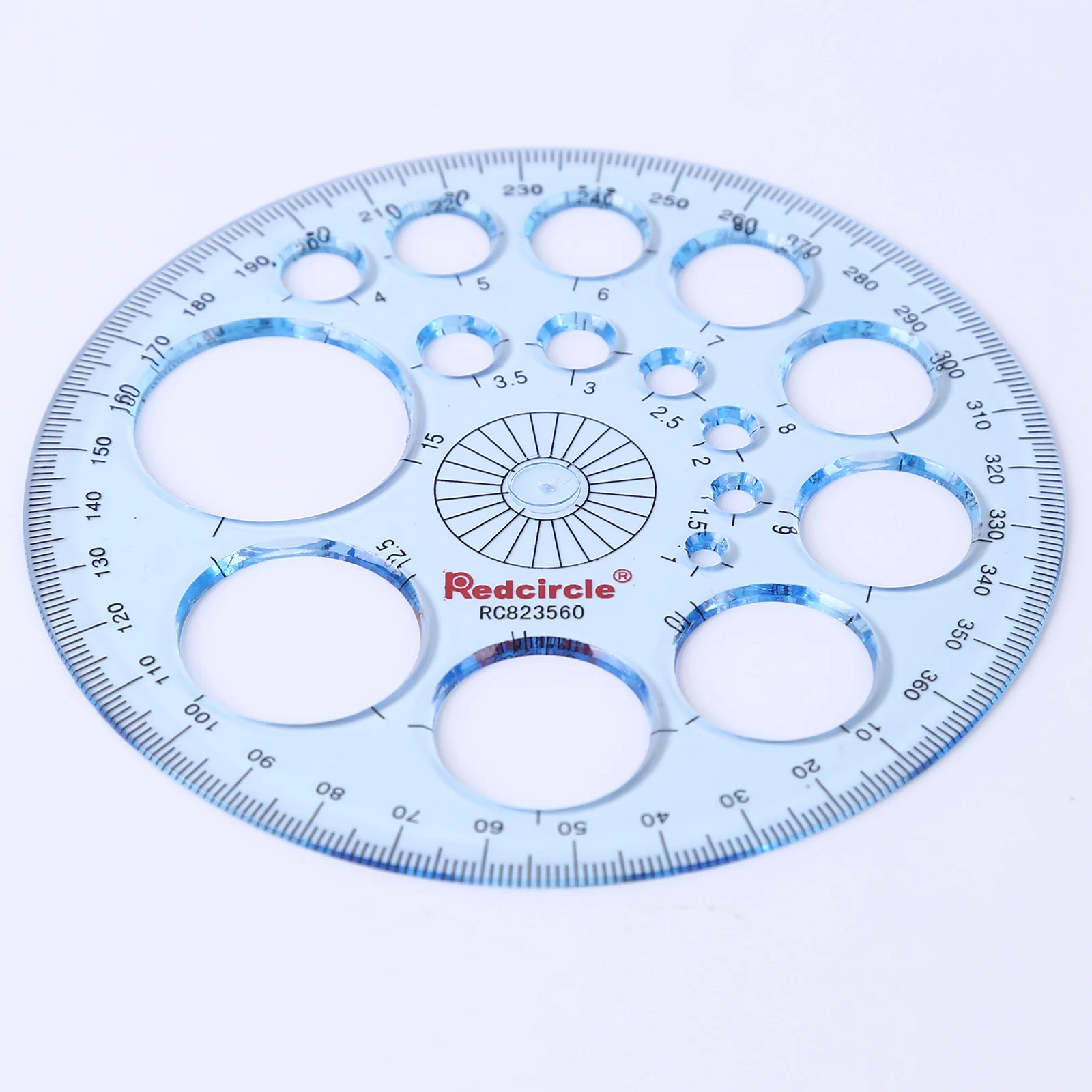 Multifunction Geometric Template Plastic Measuring Ruler Circles Drawing Shape Geometric Drawing Stencils Tools