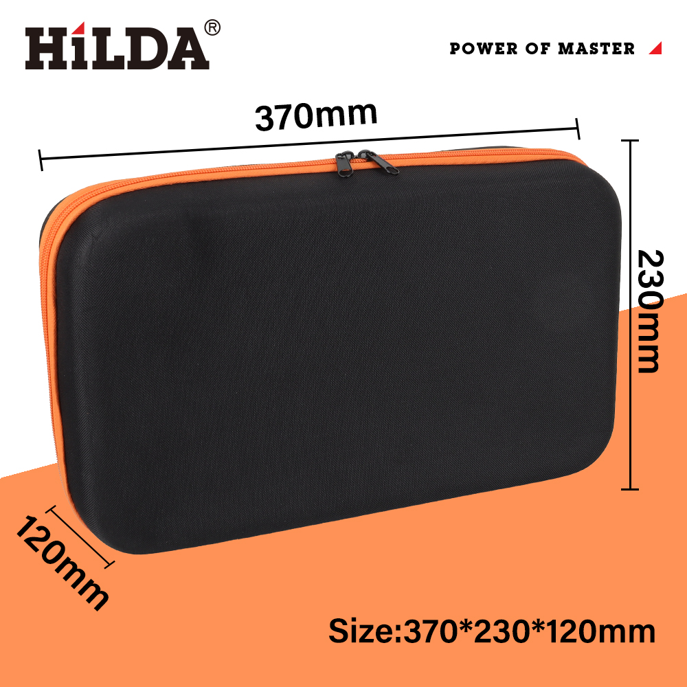 HILDA Waterproof Tool Box Large Capacity Electric Drill Carry Bag Oxford Cloth Bag For Electrician Hardware Shockproof Tool Bag