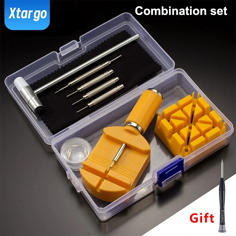 Herramientas de reparación de relojes, Kit de reparación de herramientas de extracción de pulsera de reloj de pulsera de Metal para ajuste y reemplazo de pulsera de reloj