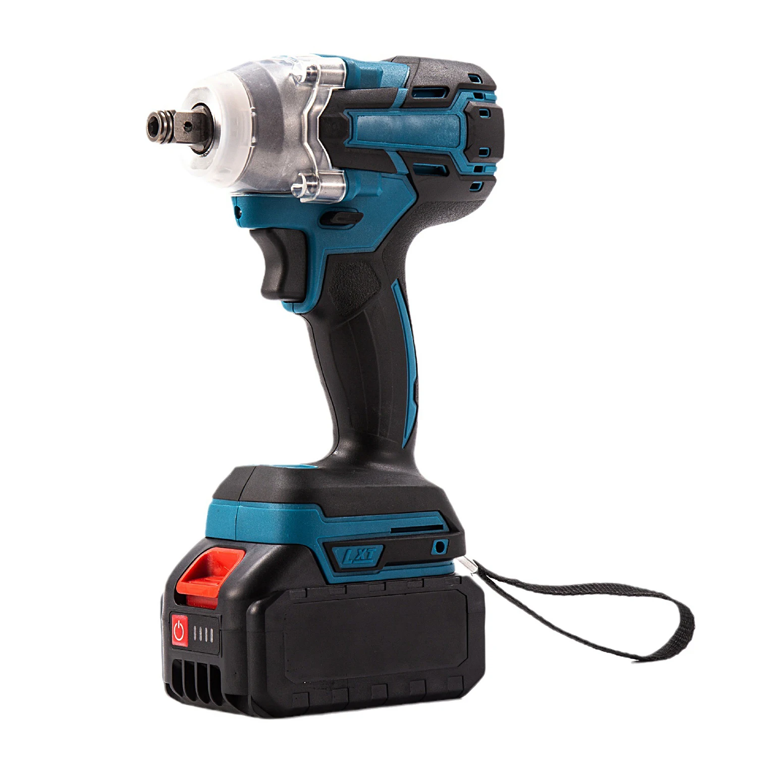 Avvitatore elettrico senza spazzole con coppia 520N.m Utensili elettrici per avvitatore a batteria con batteria agli ioni di litio da 1/2 pollice per batteria da 18 V