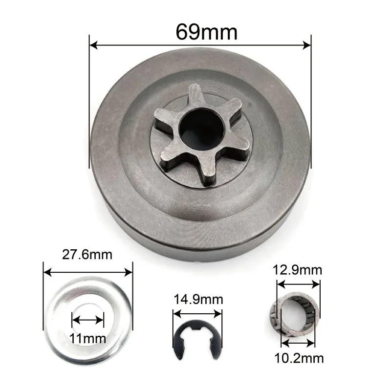 Thép Cứng Ly Hợp Trống Con Quay Bộ Máy Cưa Xích MS170 MS180 017 018
