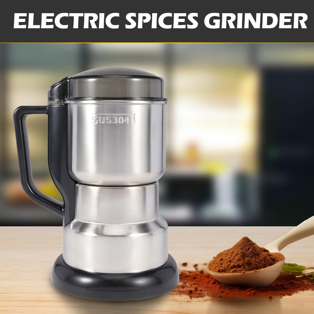 400W 304 elektryczny młynek ze stali nierdzewnej osiem stron ostrze elektryczne szybkie mielenie wielofunkcyjna maszyna Smash ziarna ryżu blender domowy