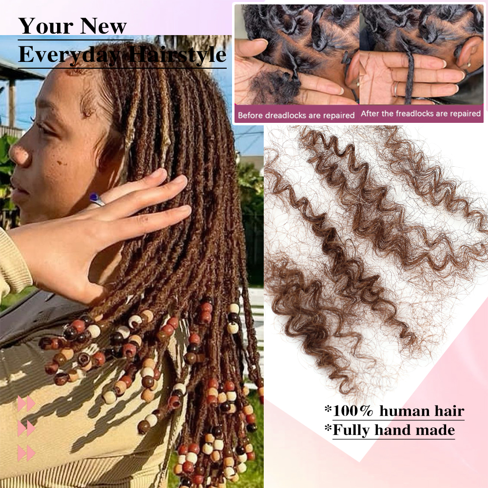 4 # Afro Kinky Bulk 100% Human Hair Extensions Reggae Vuile Vlechten Braziliaanse Natuurlijke Gehaakte Haar Dreadlocks