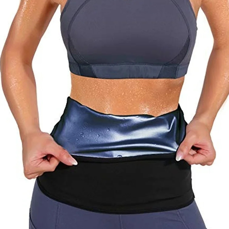 Cinto de fitness para homens e mulheres, envoltório abdominal, exercício, absorção de suor, perda de peso e dispositivo de modelagem corporal