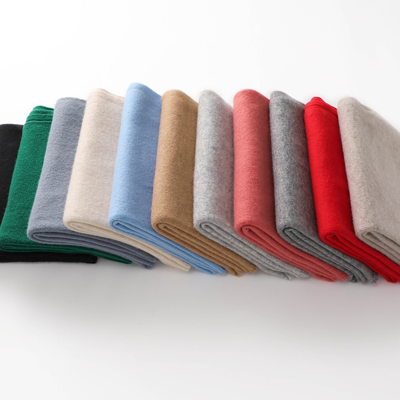 Koijinsky-男性と女性のニットスカーフ、柔らかいスカーフ、暖かい、固体、秋、冬、新しい、100% カシミア、35% カシミア、180x45