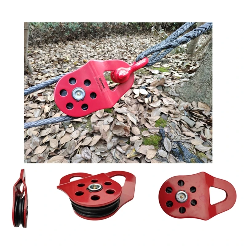 Dwan Cao Cấp 10Ton Cướp Khối Ròng Rọc Cướp Khối Tời Tắt Đường Cao Cấp Nylon Con Lăn Phụ Kiện