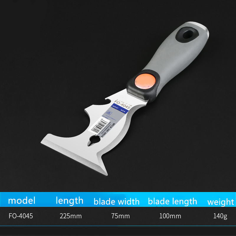 สแตนเลส Drywall ฉาบ Scraper เครื่องมือ Putty Knife เกรียงผนังทําความสะอาดพลั่วเครื่องมือก่อสร้าง 2/4 /6/8/10 นิ้ว