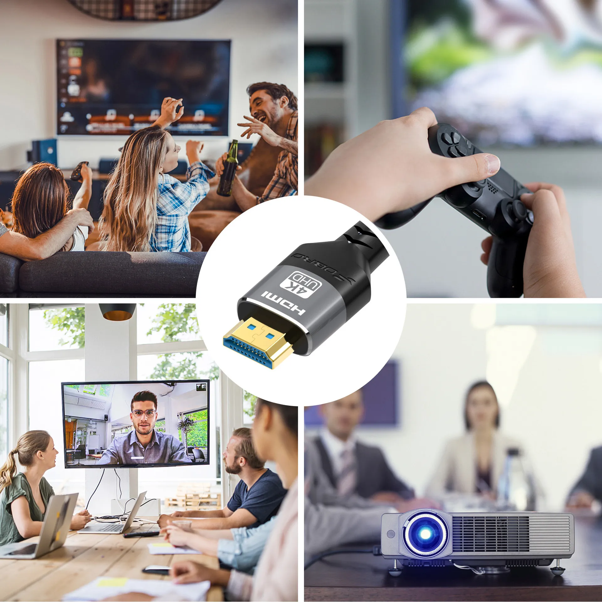 HDMI 8K 2.1 케이블 4K@120Hz 8K@60Hz 48Gbps EARC ARC HDCP RTX 비디오 케이블용 초고속 HDR PC 노트북 프로젝터 HD TV PS5