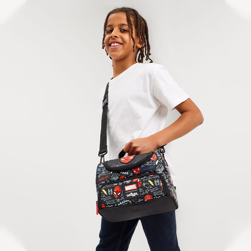 Smiggle マーベルスパイダーマン子供文具学生スクールバッグランチバッグ弁当箱財布筆箱水カップ学生ギフト