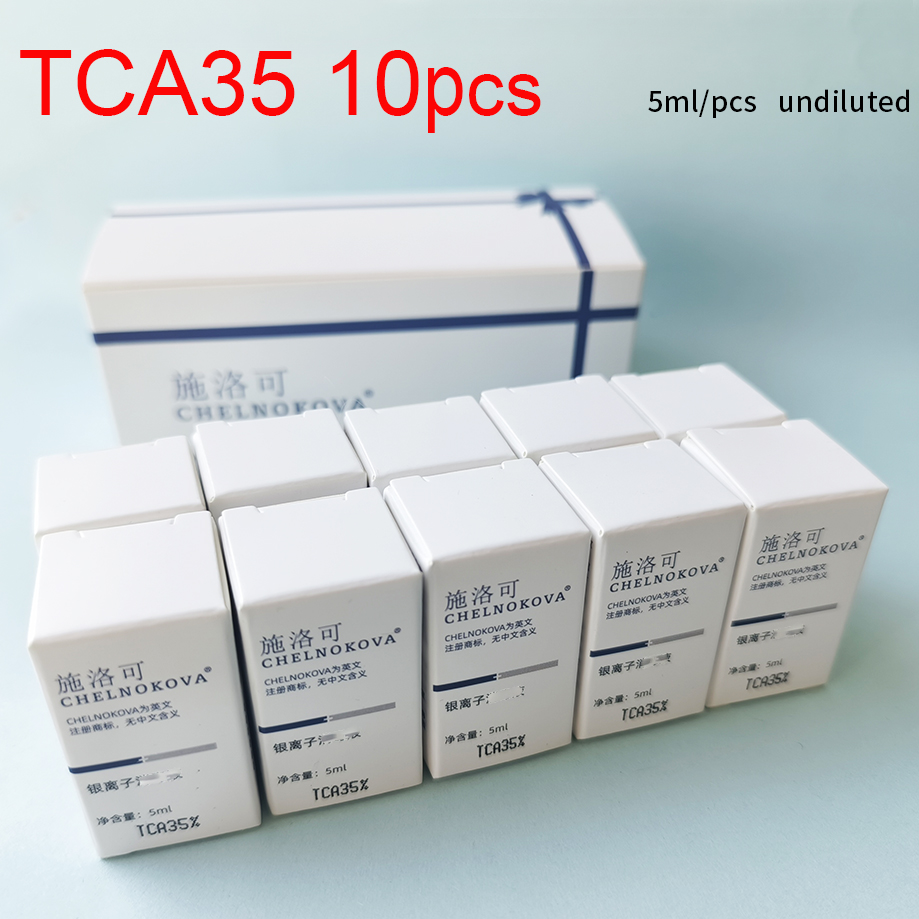 10 PCS undiluted TCA 70% 60% 50% 35% peel tools for salon Portable convenient Easy use acid Dermatologist peeling for you care