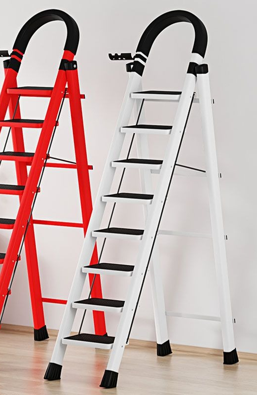 Herringbone Ladder Household Ladder Folding Telescopic Multifunctional Indoor Stairs Thickened Climbing Step By