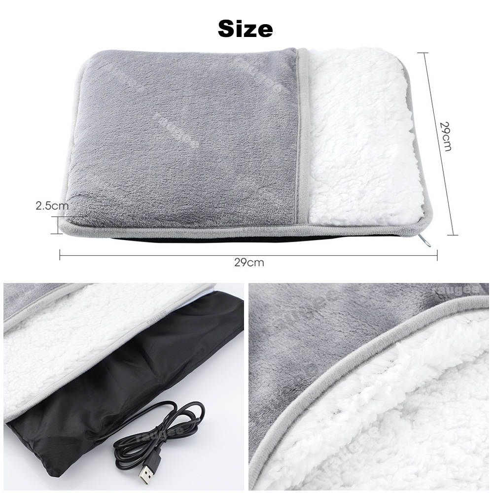 Foot Warmer Winter Electric Foot Heating Pad Soft Flannel Washable Foot Warmer Constant Temperature Heating Foot Warming Mat