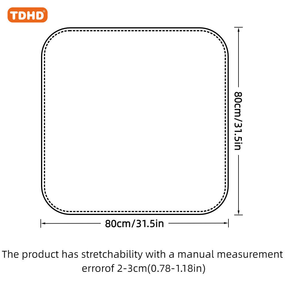 TDHD Soft Foldable Swaddle Blanket for Newborns - Light Beige-Friendly Cotton, Perfect for Bath Time & Cuddling, Wrinkly Texture