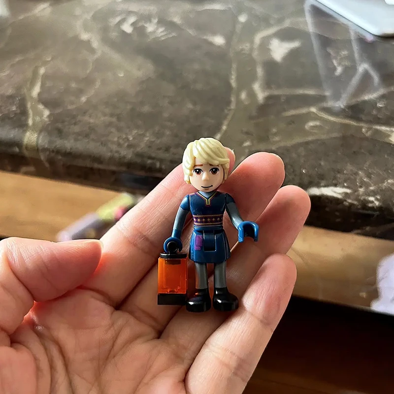 5 ชิ้น/เซ็ต Disney FROZEN Series เจ้าหญิง Elsa Mini Figma 66006-66010 Building Blocks ของเล่นเด็ก