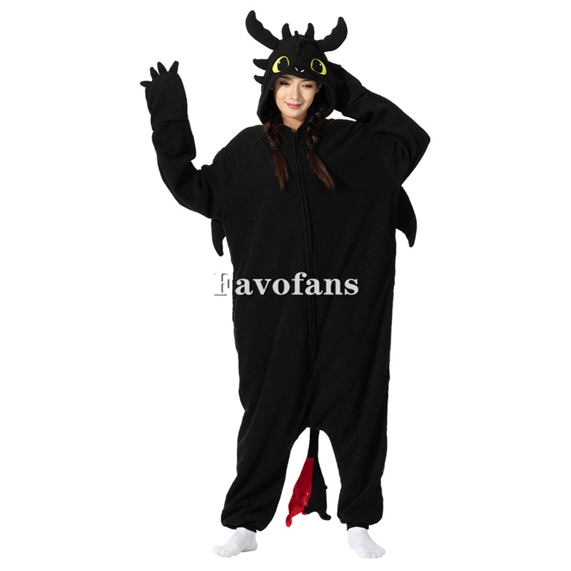 大人の女性のための女性のための黒の動物のパジャマ,ハロウィーンの衣装,コスプレスーツ,クリスマスプレゼント,xxl