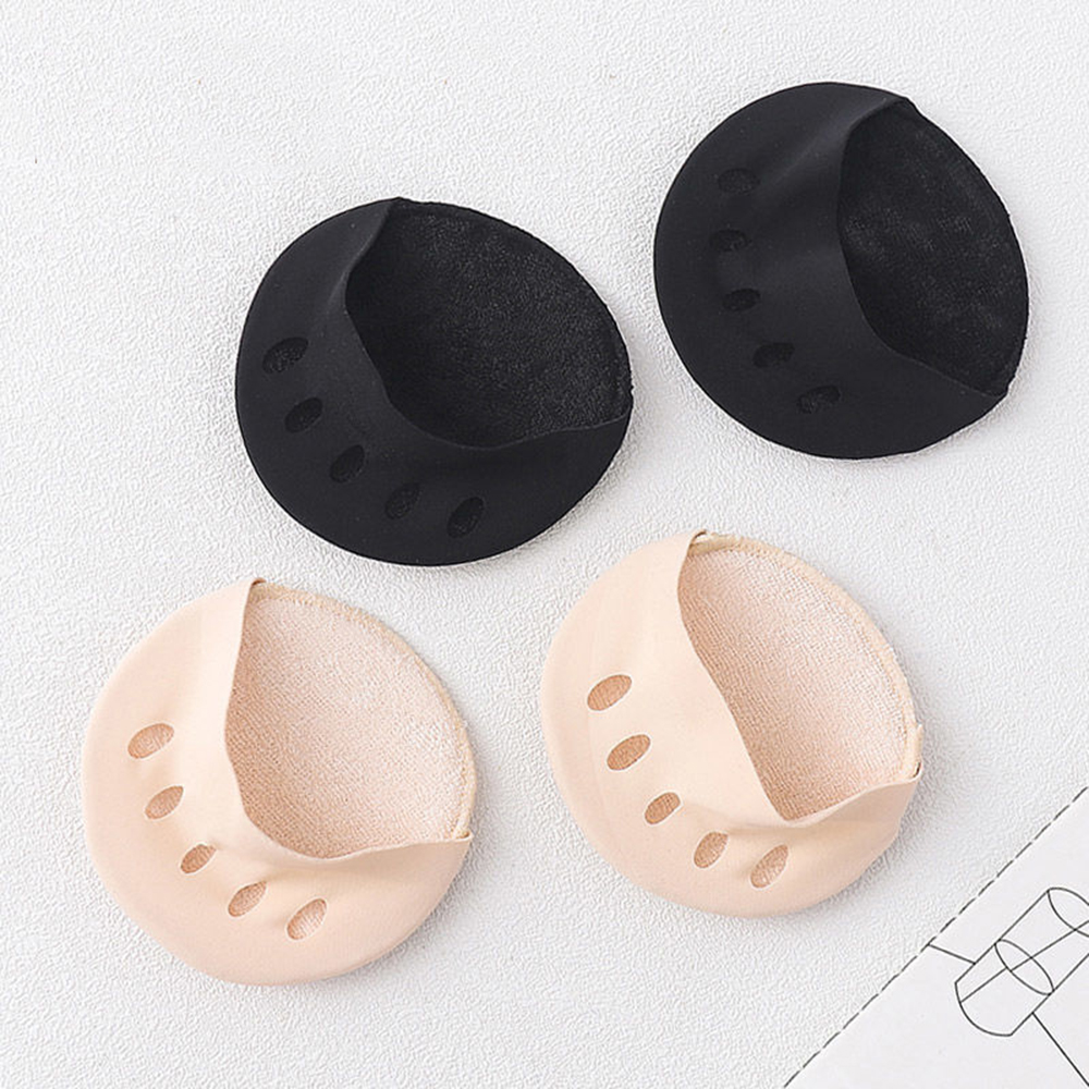 4/6/8 Uds. Almohadillas para el antepié de cinco dedos para mujer tacones altos medias plantillas cuidado del dolor en el pie absorbe los calcetines de choque almohadilla para el dedo del pie masaje