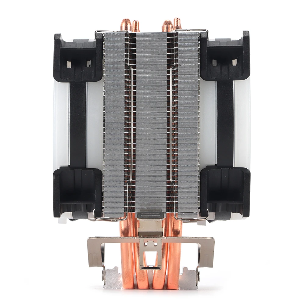 LIONSONIC 4 Heat Pipes CPU Cooler PWM RGB PC Quiet Intel LGA 1700 2011 2011-3 1200 115x X79 X99 E5 AMD AM3 AM4 CPU Cooling Fan