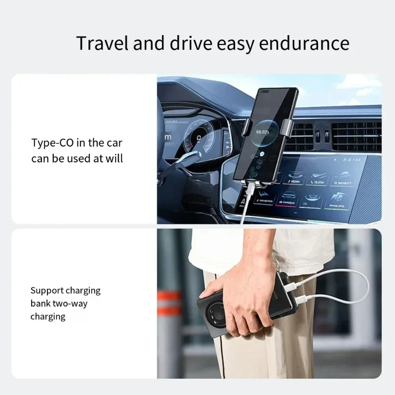 XIAOMI Universal 120W 10A Fast Charger Dual C To Type C Quick Charging Cable High-speed Data Transfer Wire Cord For Samsung Mi