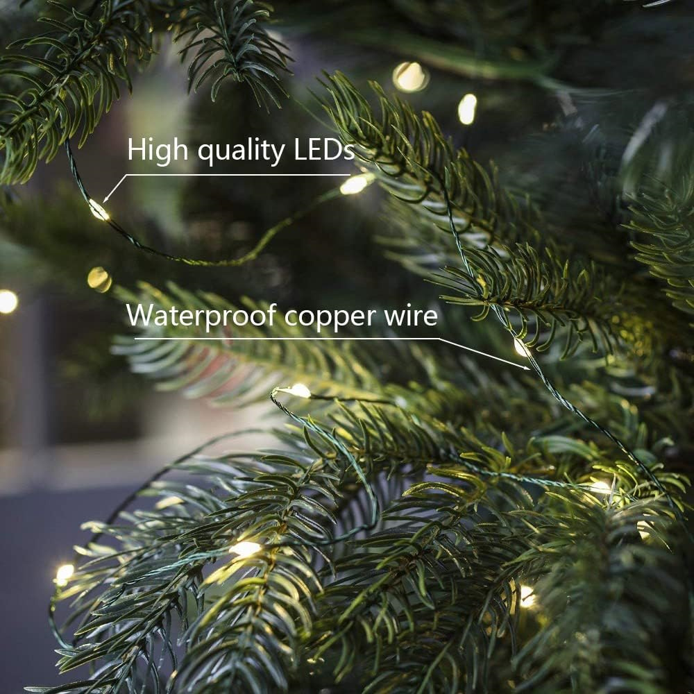 1000/500LED Fairy String Lights Christmas Garland Outdoor Decor Lights Waterproof With Remote For Tree Street Wedding Party