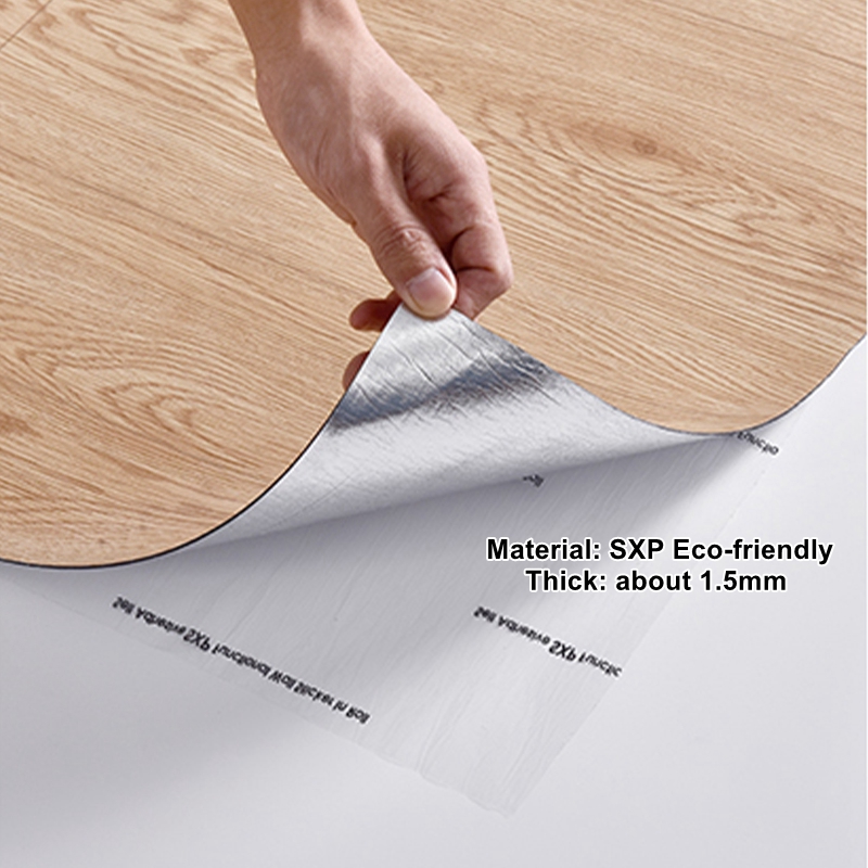 Pegatina de suelo de grano de madera de 40CM de espesor, pegatina de suelo de vinilo de PVC de cemento Industrial, pegatina de azulejo impermeable autoadhesiva, decoración del hogar