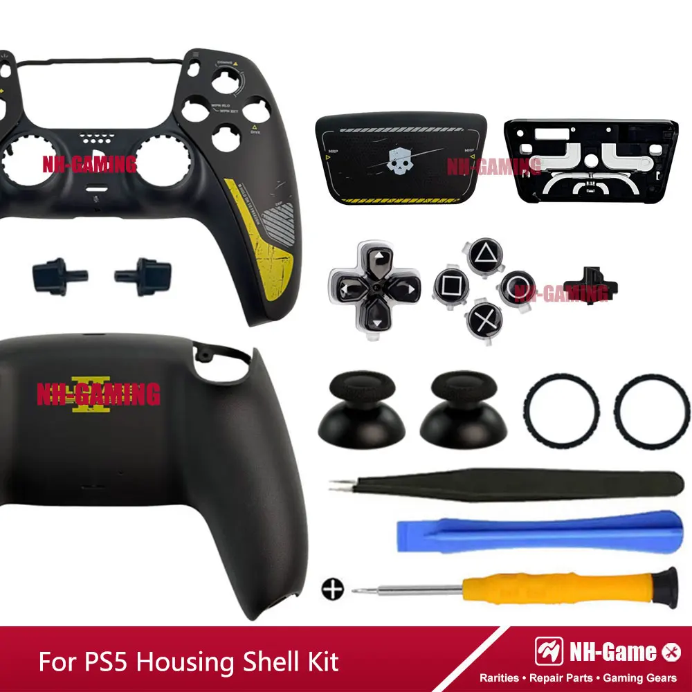 For PS5 Controller Shell Limited 30th Anniversary Housing Case BDM-010/020/030/040/050 Front Back Touchpad Cover 3D Cap Buttons