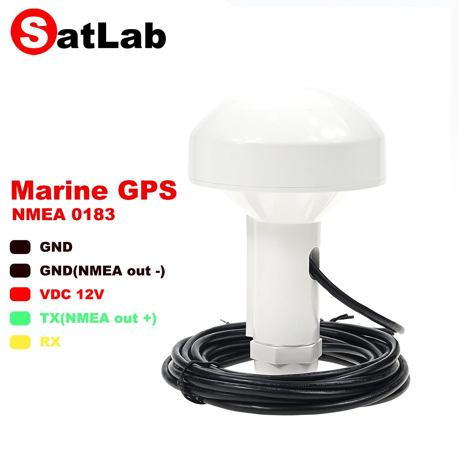 12V RS232 Marine NMEA 0183 Antena GPS Receptor Garmin GPS17 GPSMAP Raymarine Lowrance GPS NMEA0183 4800 baudios